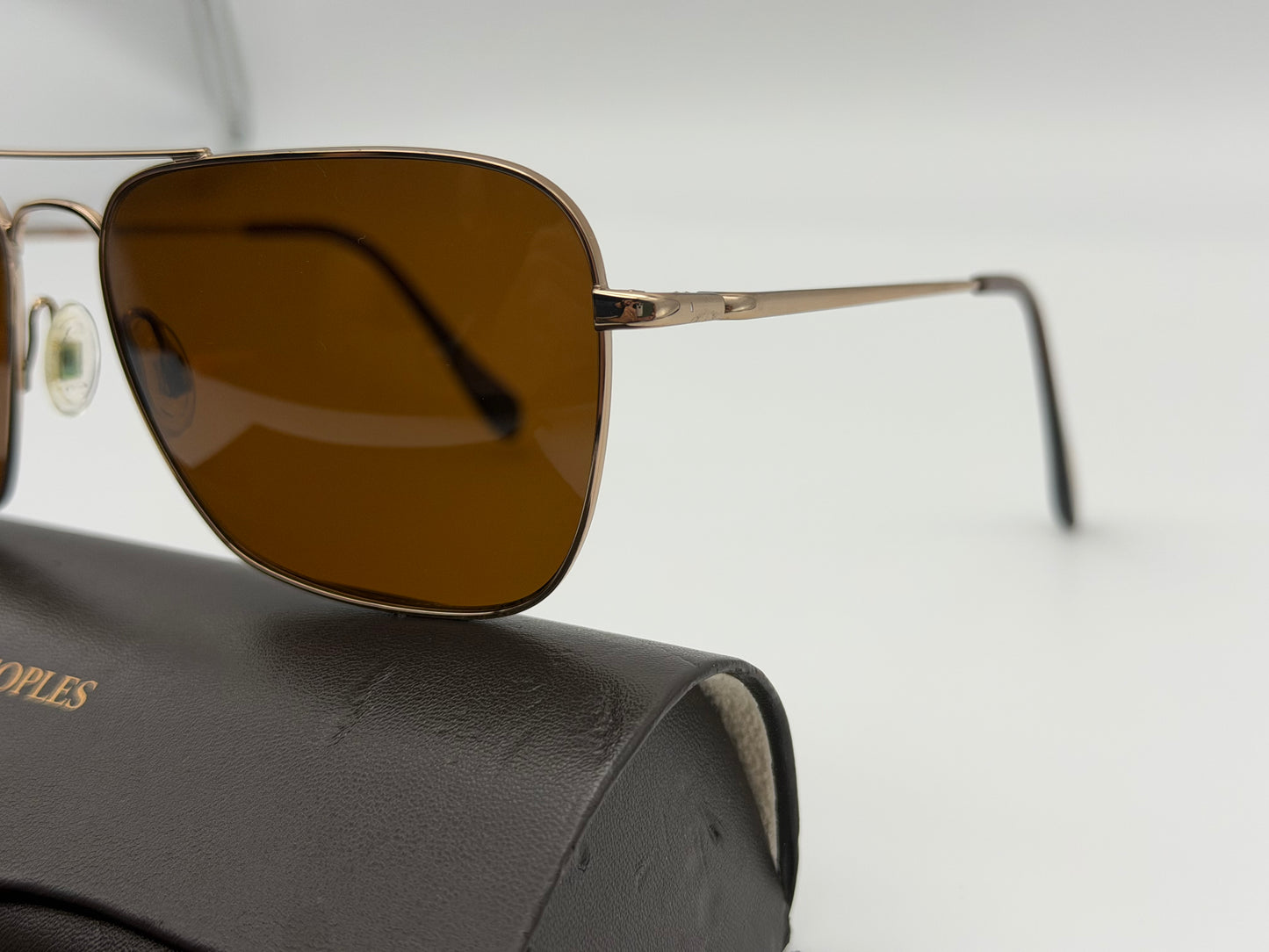 Oliver Peoples Patten 57mm OV 1060 5037 / N9 Rose Gold / JAVA Polarized VFX Preowned