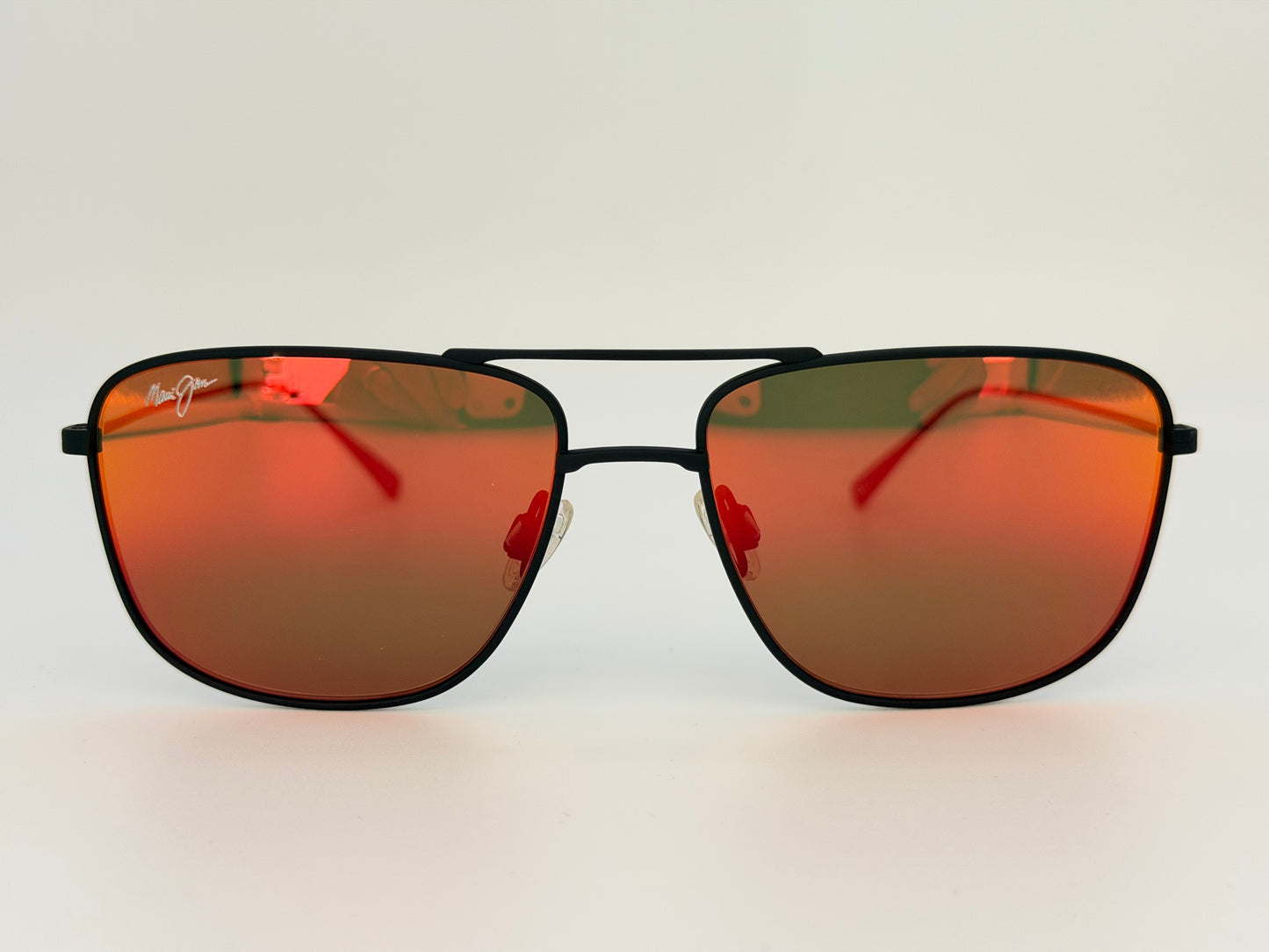 MauiJim Mikioi 56mm Hawaii Lava / Matte Black MJ887s Titanium Japan NEW