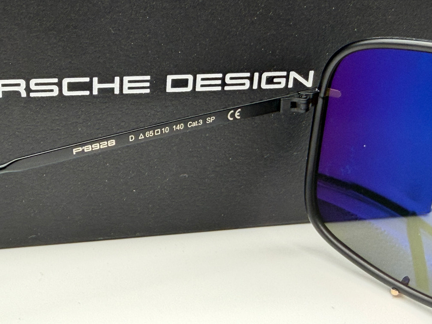 Porsche Design P 8928 Black Titanium Gold with 2 lenses Gray Gradient and Green Japan NEW