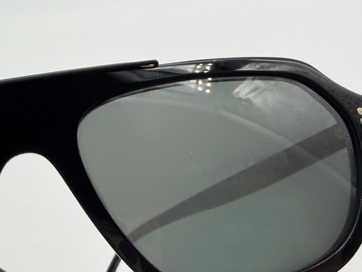 Oliver Peoples Estin 58mm Black Acetate / Midnight Express Polarized Crystal Lens Japan Preowned