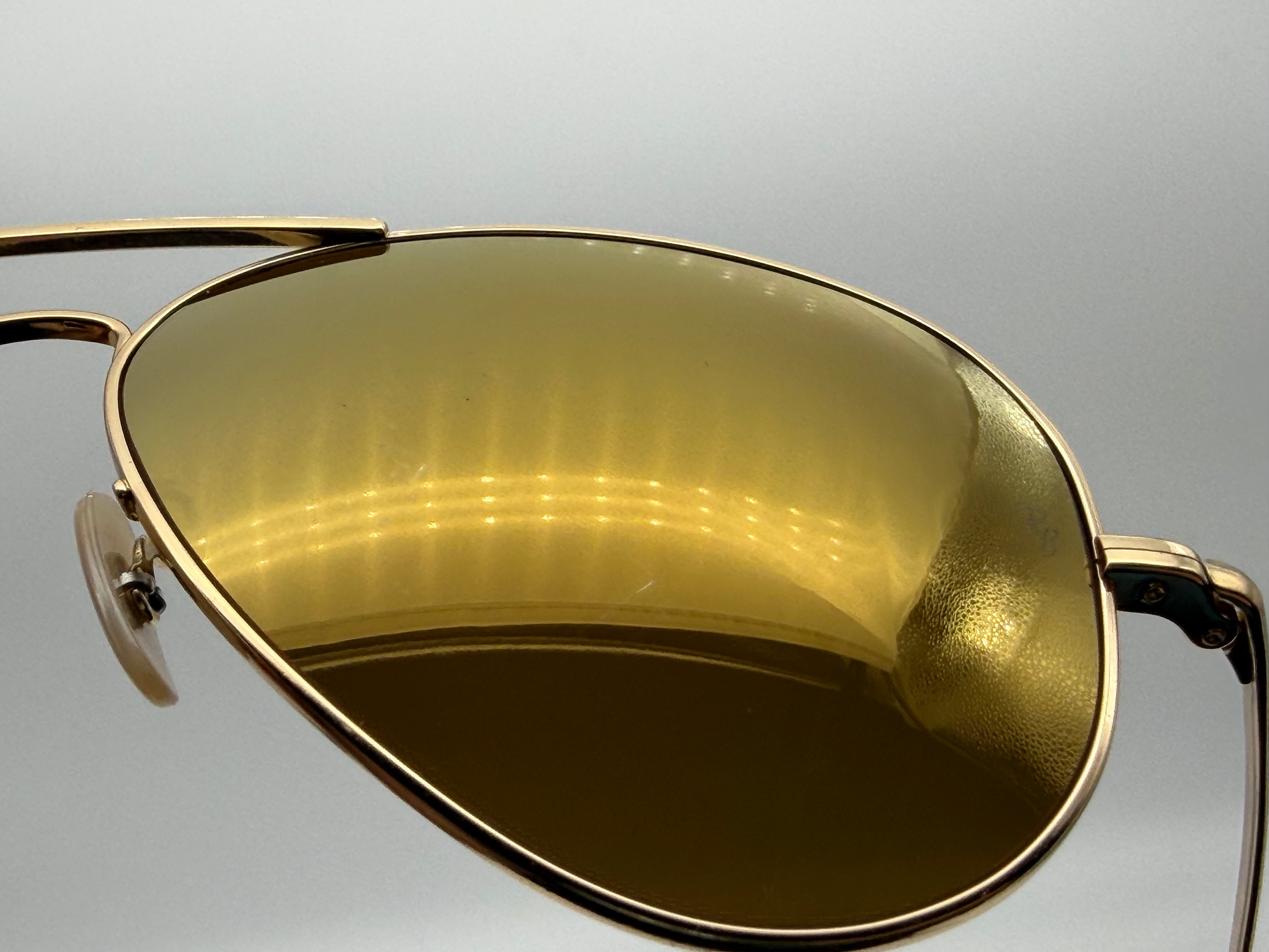 Ray-Ban Aviator Ultra Titanium Limited Edition RB 8029 K 18K Gold
