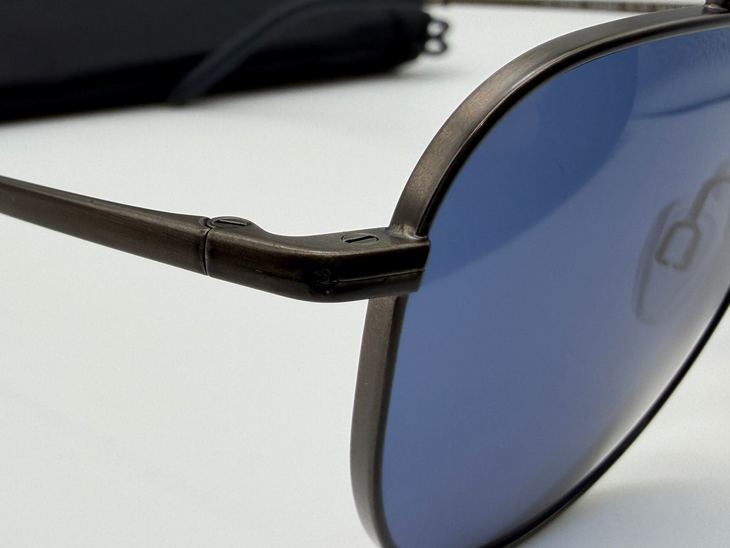 Oliver Peoples R 10 54mm 533980 Pewter / Marine Roger Federer Italy Preowned