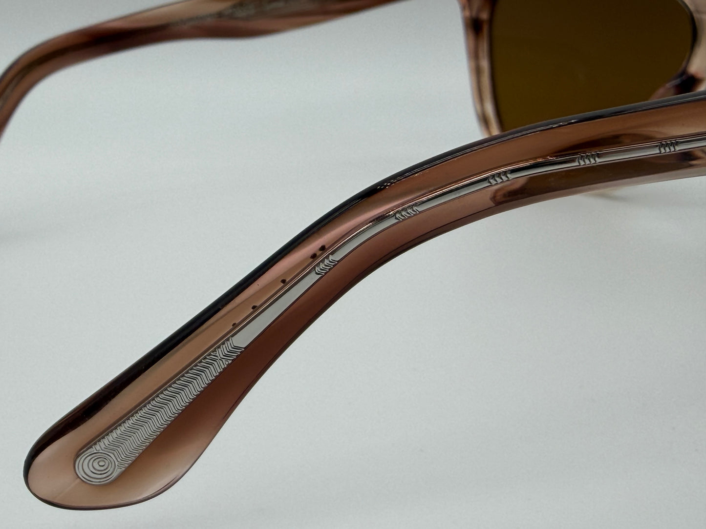 Oliver Peoples Lynes Sun 55mm Washed Sunstone / True Brown OV 5449 172652 Italy Preowned