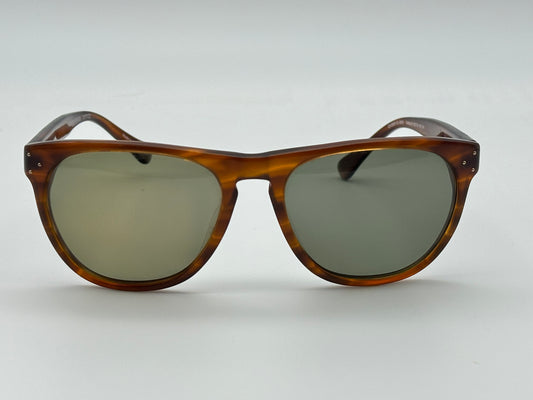 Oliver Peoples Daddy B 58mm OV 5091 4616 Stripped Amber Polarized Japan Preowned