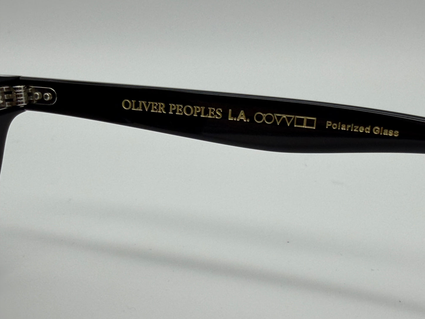 Oliver Peoples Eyles 48mm Black / Sandstone Gradient Polarized Japan Preowned