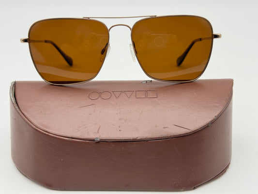 Oliver Peoples Patten 57mm OV 1060 5037 / N9 Rose Gold / JAVA Polarized VFX Preowned