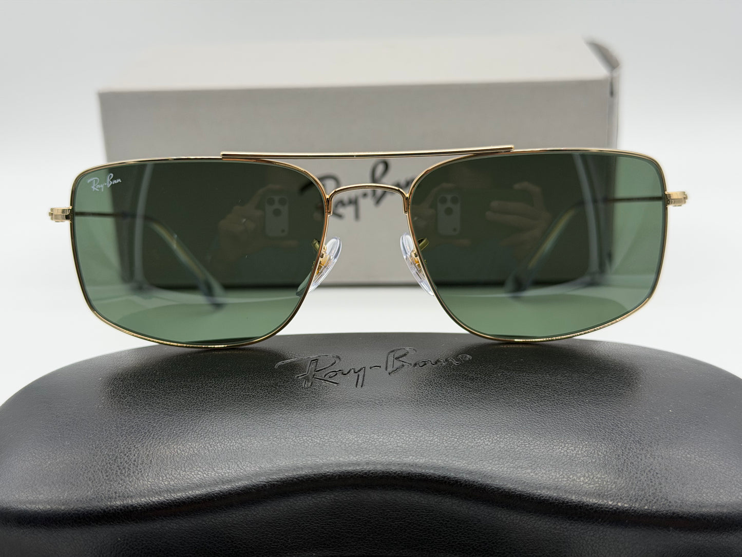 Ray-Ban Explorer III 59mm Gold / G 15 RB 3779 001/31 NEW