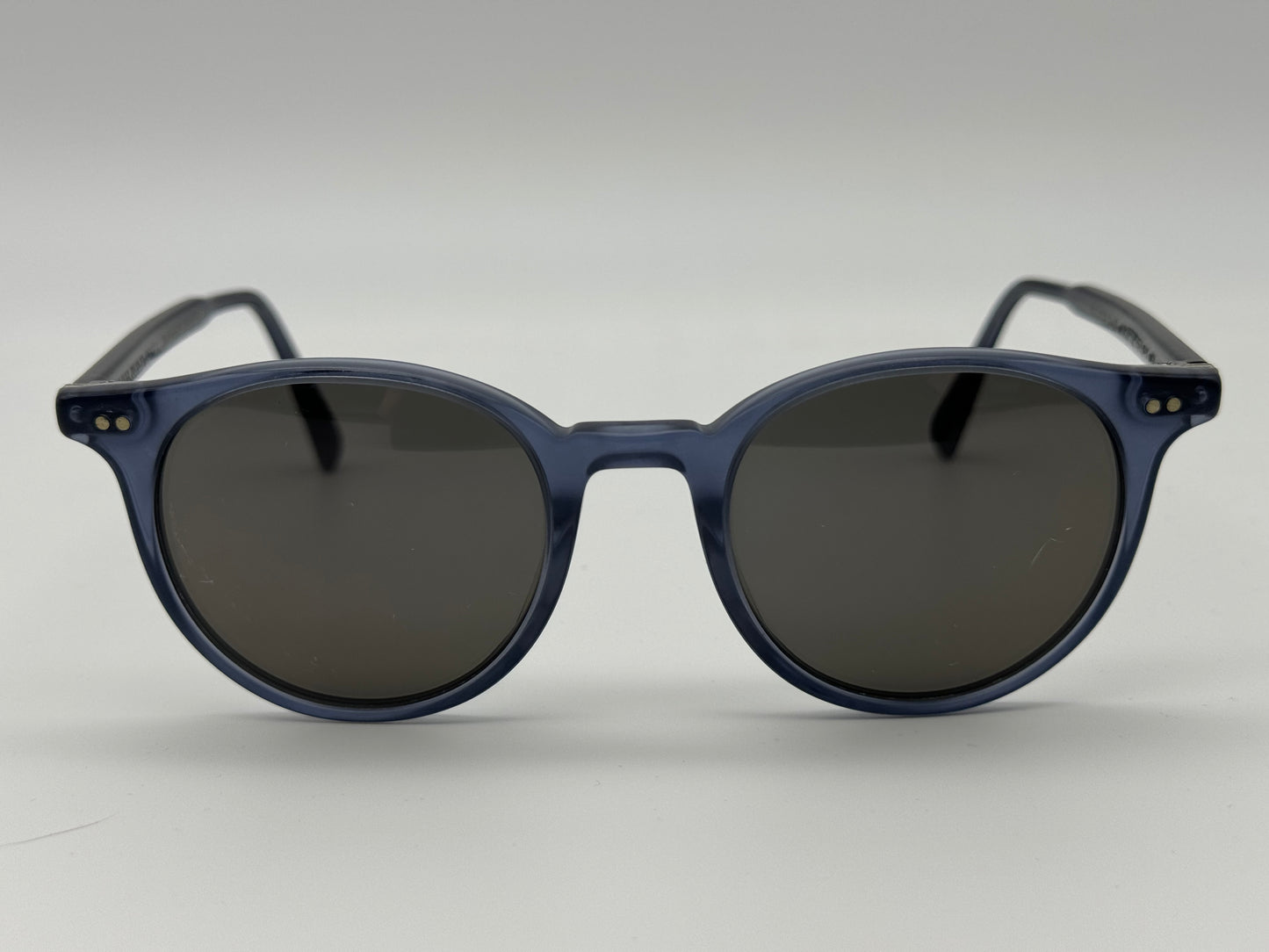Oliver Peoples Delray 48mm OV 5314 1564R5 Semi Matte Blue Denim / Carbon Gray Preowned
