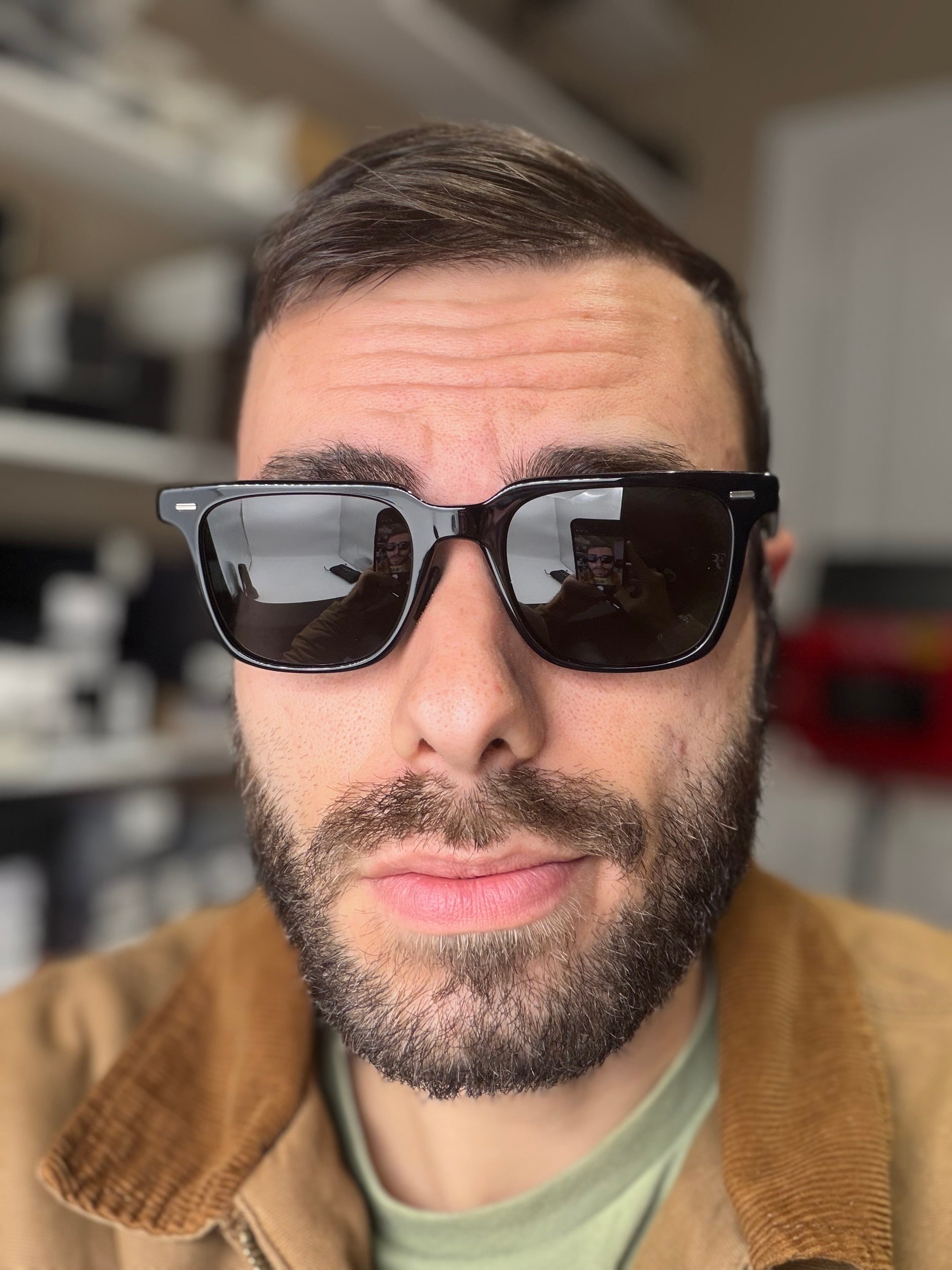 Oliver Peoples Mr. Federer II 52mm Black / Dark Slate OV 5592