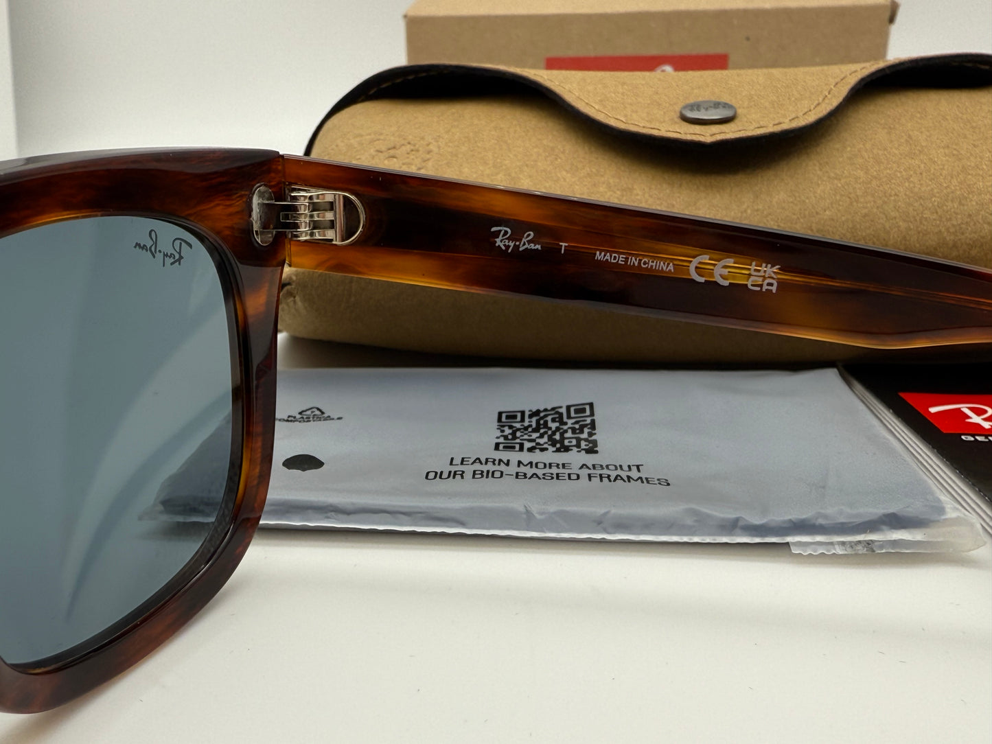 Ray-Ban Phil 54mm Bio Based RB 4426 Stripped Havana Dark Blue 13880 NEW