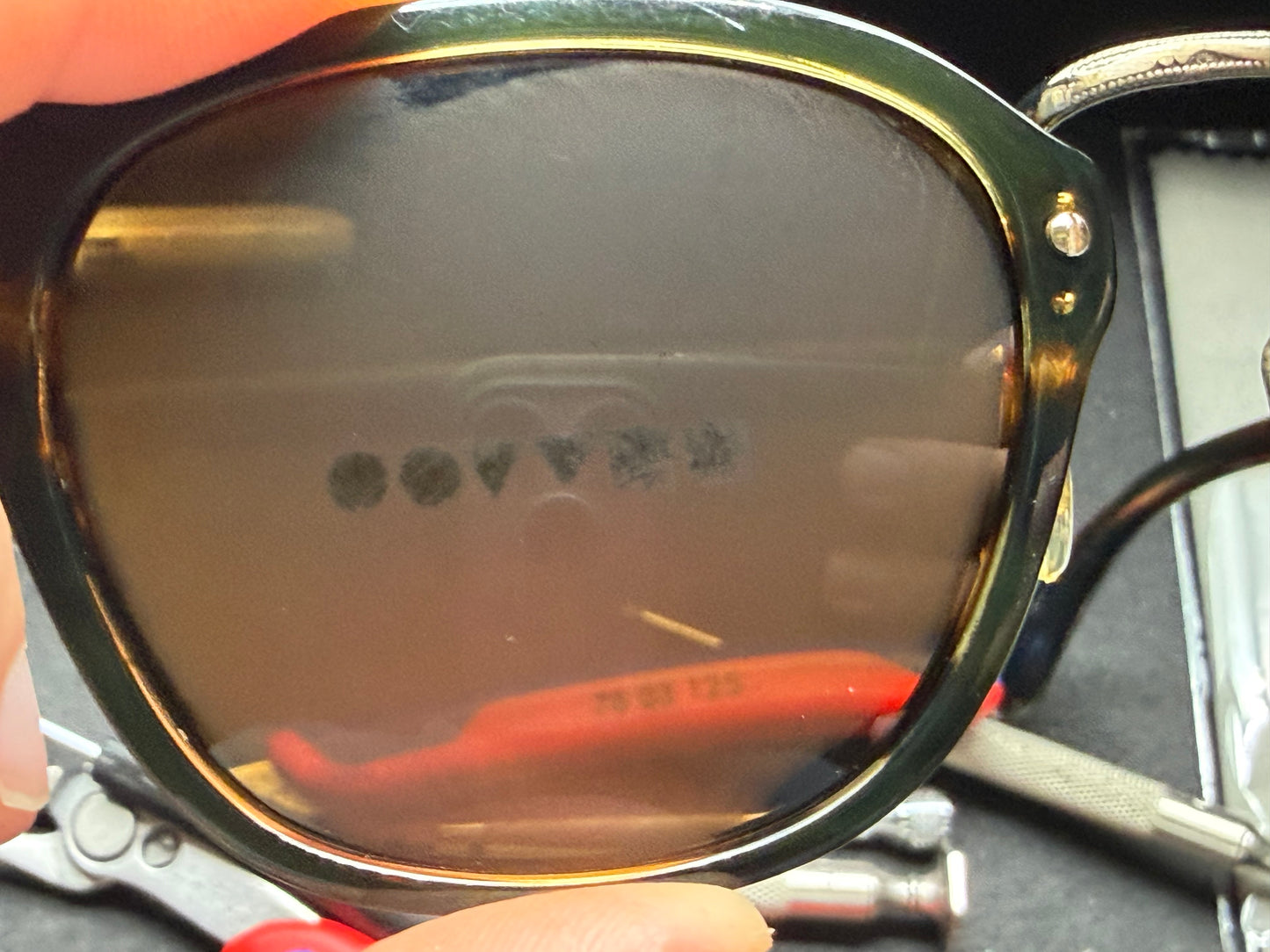 OLiver Peoples Lerner 50mm OV 5369S 100353 COCOBOLO / Brown Glass Italy Preowned
