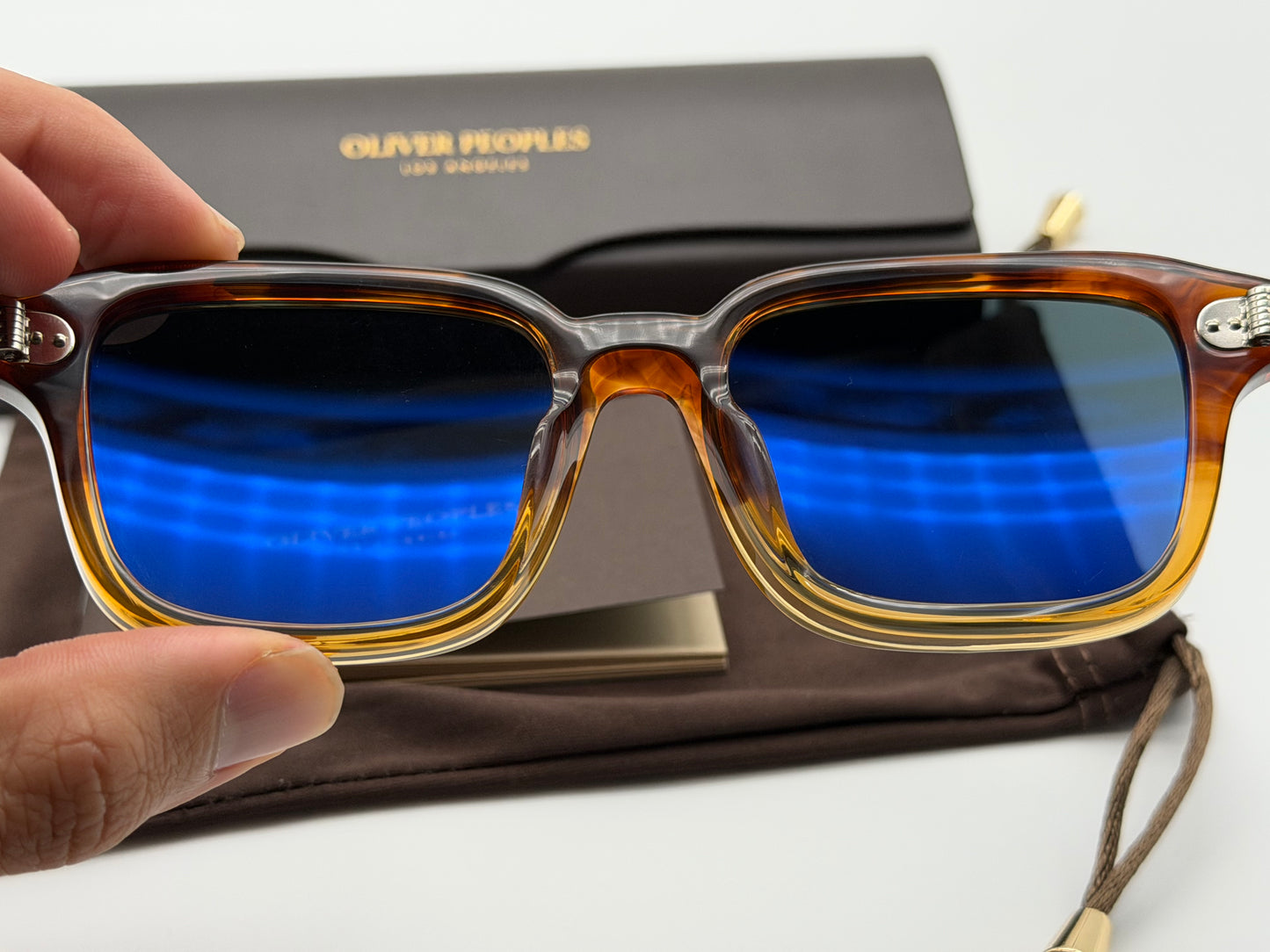 Oliver Peoples Errisson 51mm OV 5562SU  lDark Amber Gradient / Regal Blue 1754W5 Japan