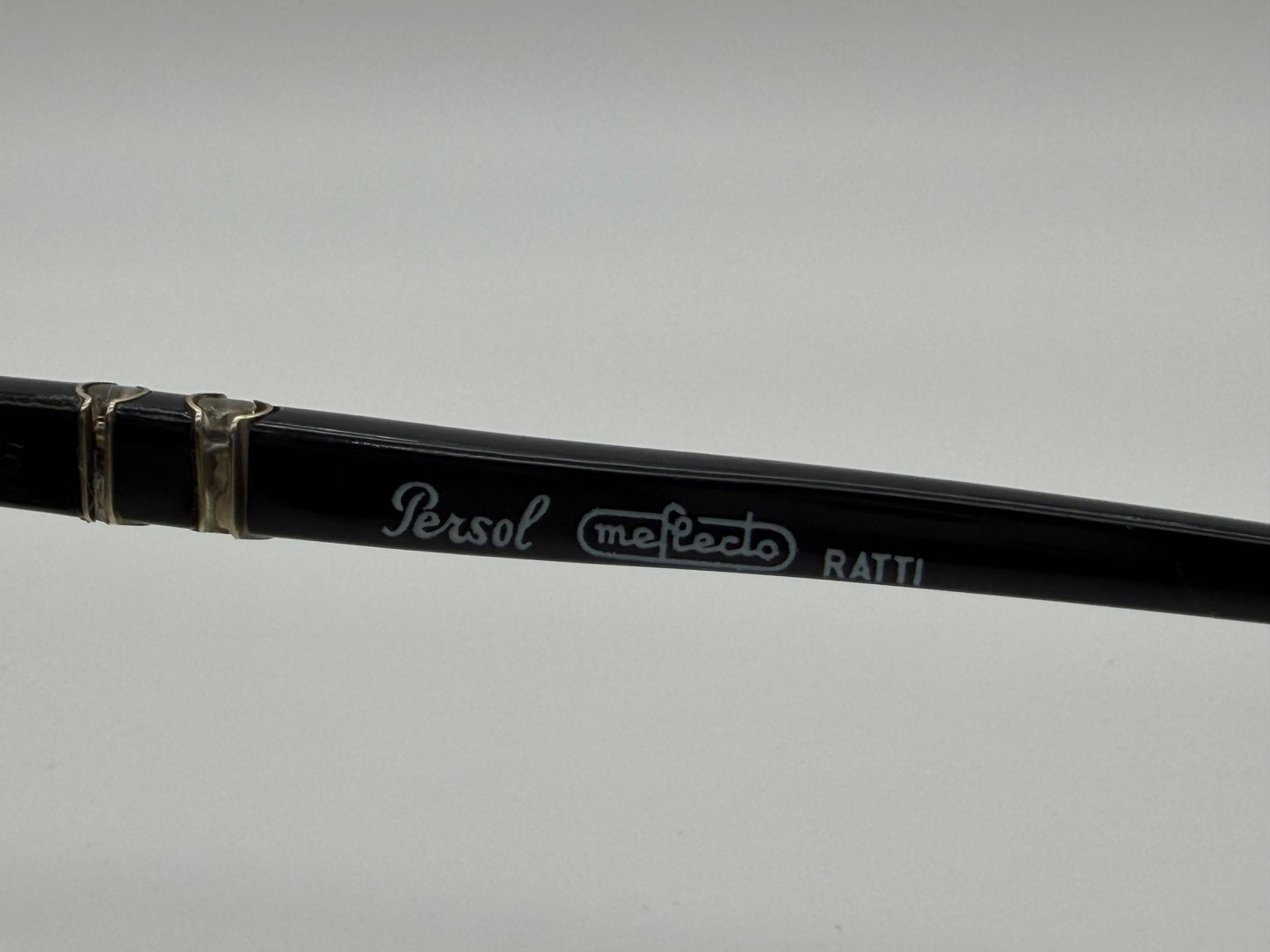 Persol RATTI Vintage 56mm Aviator Black / Brown 93135