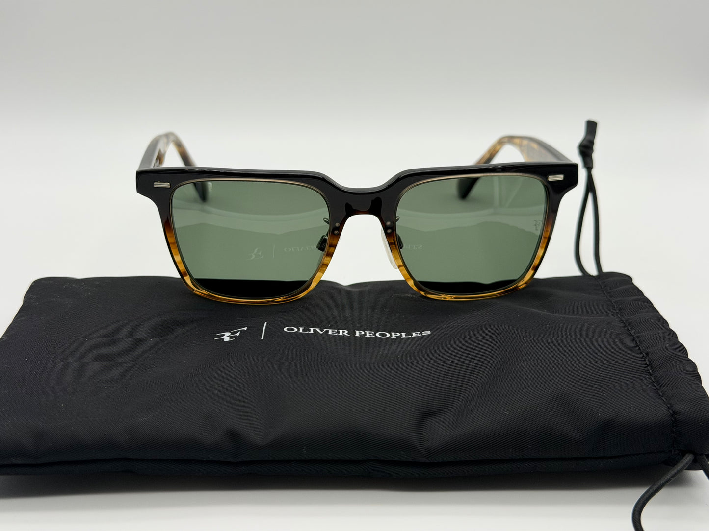 Oliver Peoples Mr. Federer II 52mm Cortado / G-15 Polarized OV 5592S 1329A Italy Preowned