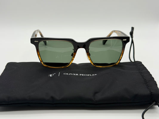 Oliver Peoples Mr. Federer II 52mm Cortado / G-15 Polarized OV 5592S 1329A Italy Preowned
