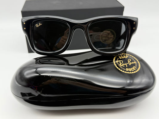 Ray-Ban Wayfarer Puffer ASAP Rocky 47mm Black / Ultra Black 601 / 87 NEW