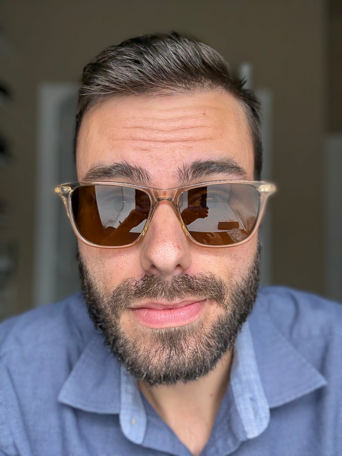 Garrett Leight Hayes Sun 52mm Brew / Pure Brown Polarized Glass Lens NEW