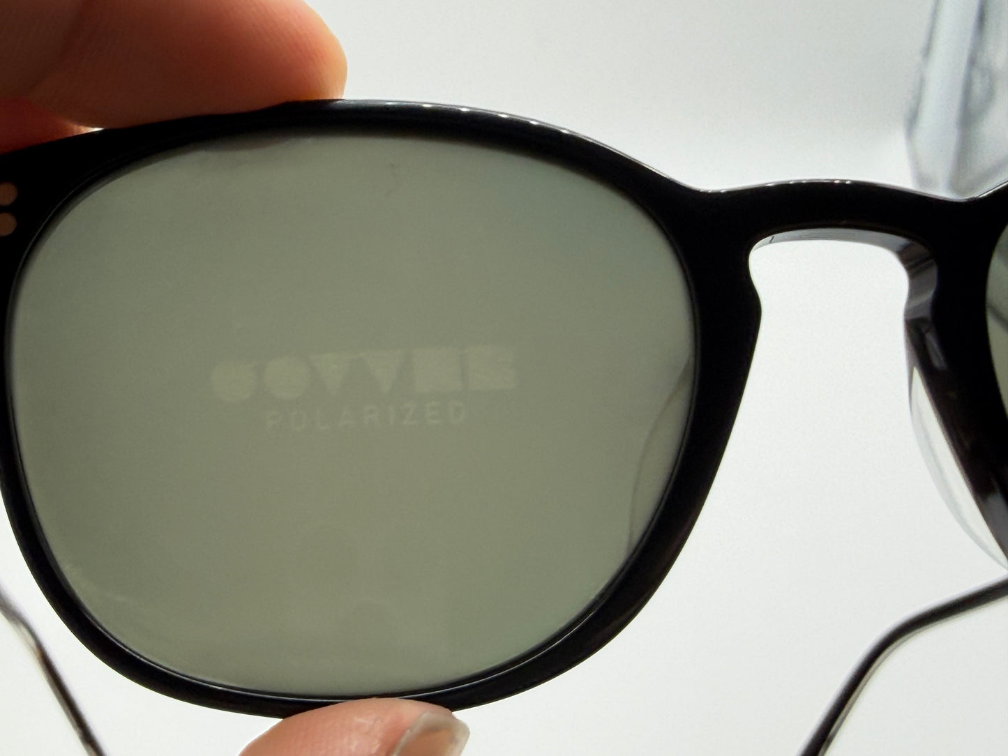 Oliver Peoples Finley Vintage Sun 49mm OV 5397SU 1005P1 Black Crystal - G 15 Polarized Sunglasses Italy Missing Box