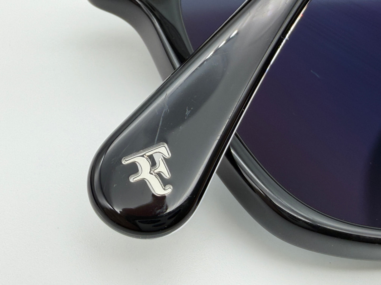 Oliver Peoples Mr. Federer II 52mm Black / Dark Slate OV 5592 149287 Italy Preowned