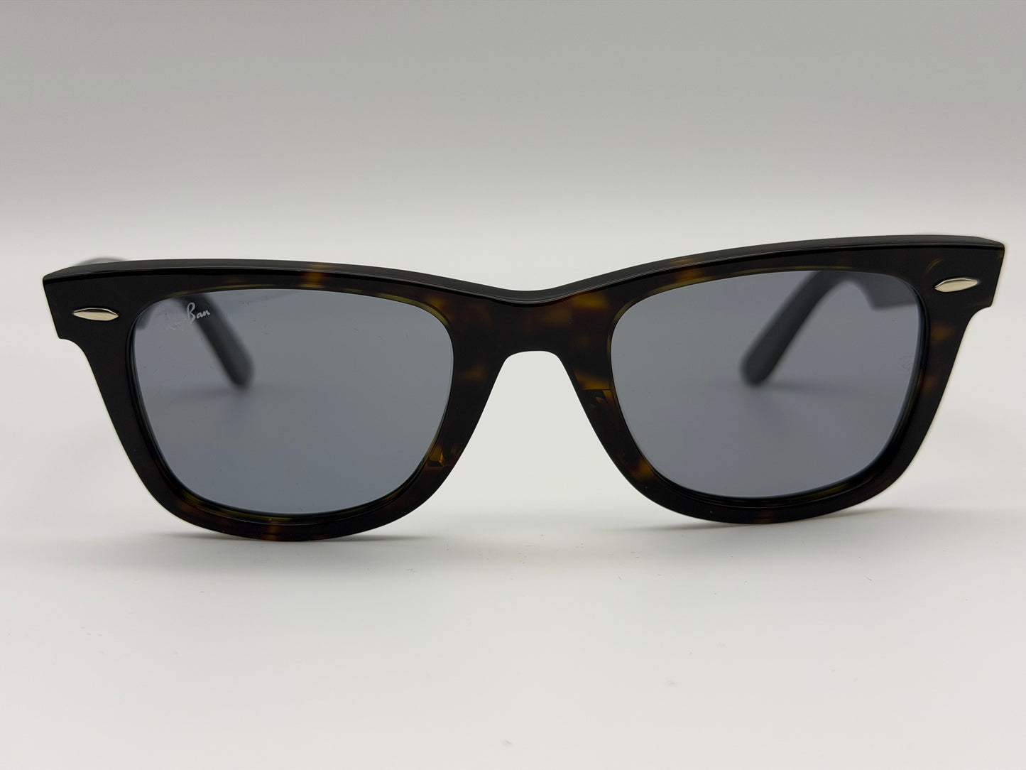 Ray-Ban Original Wayfarer 50mm RB 2140 Havana / Gray Glass Lens 1382R5 Italy NEW