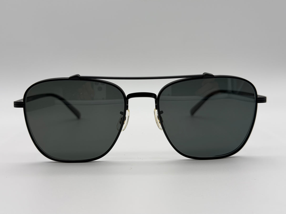 Oliver Peoples Avison 55mm Matte Black Titanium / Midnight Express Polarized OV 1349ST 5017 P2 Japan NEW