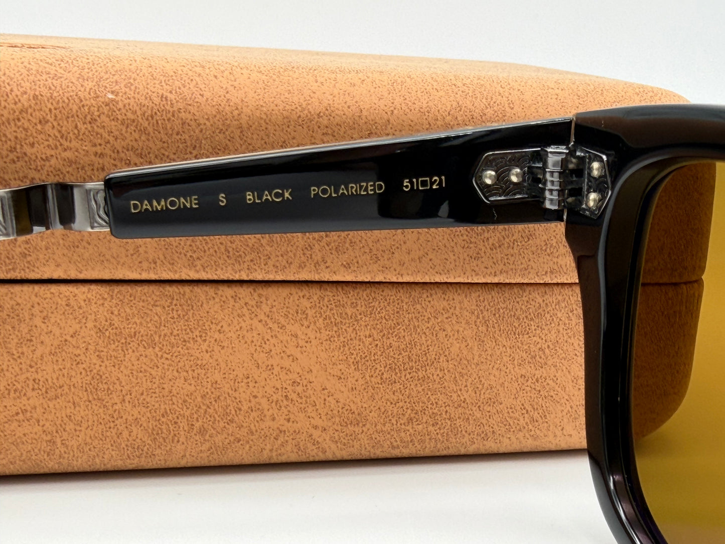 Mr. Leight 51mm Damone S Black Gunmetal / Mojave Brown Polarized Japan NEW