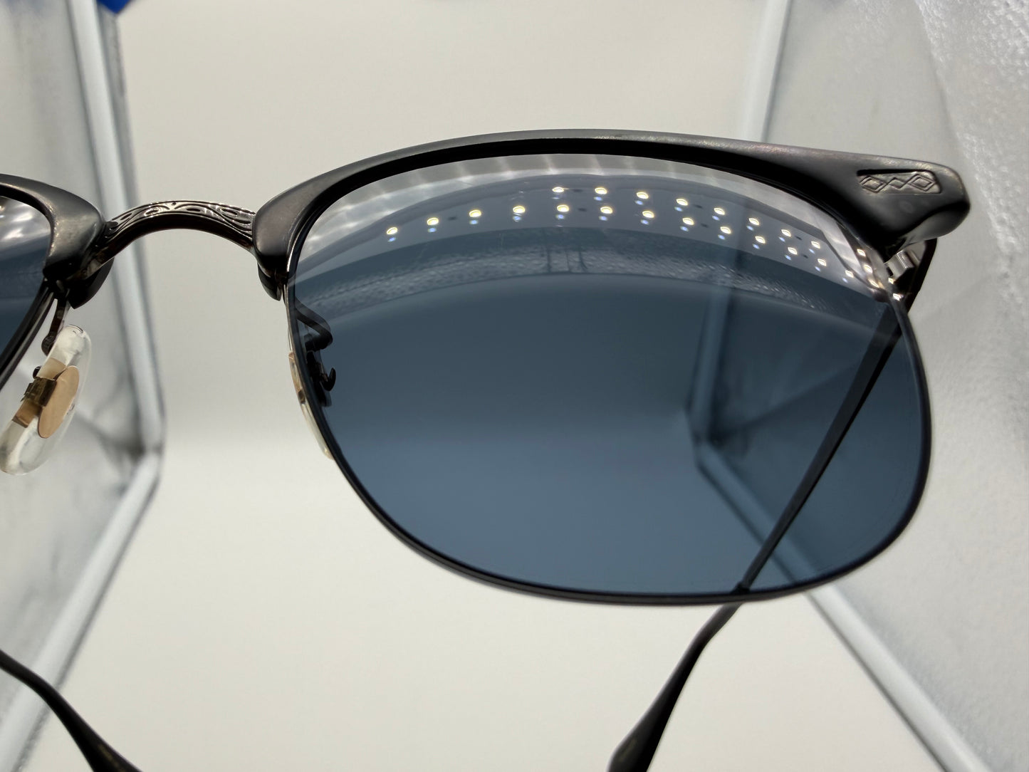 Oliver Peoples Executive I 48mm OV 1172 ST 1465 / Matt Black / Blue Titanium Limited Edition Japan Preowned