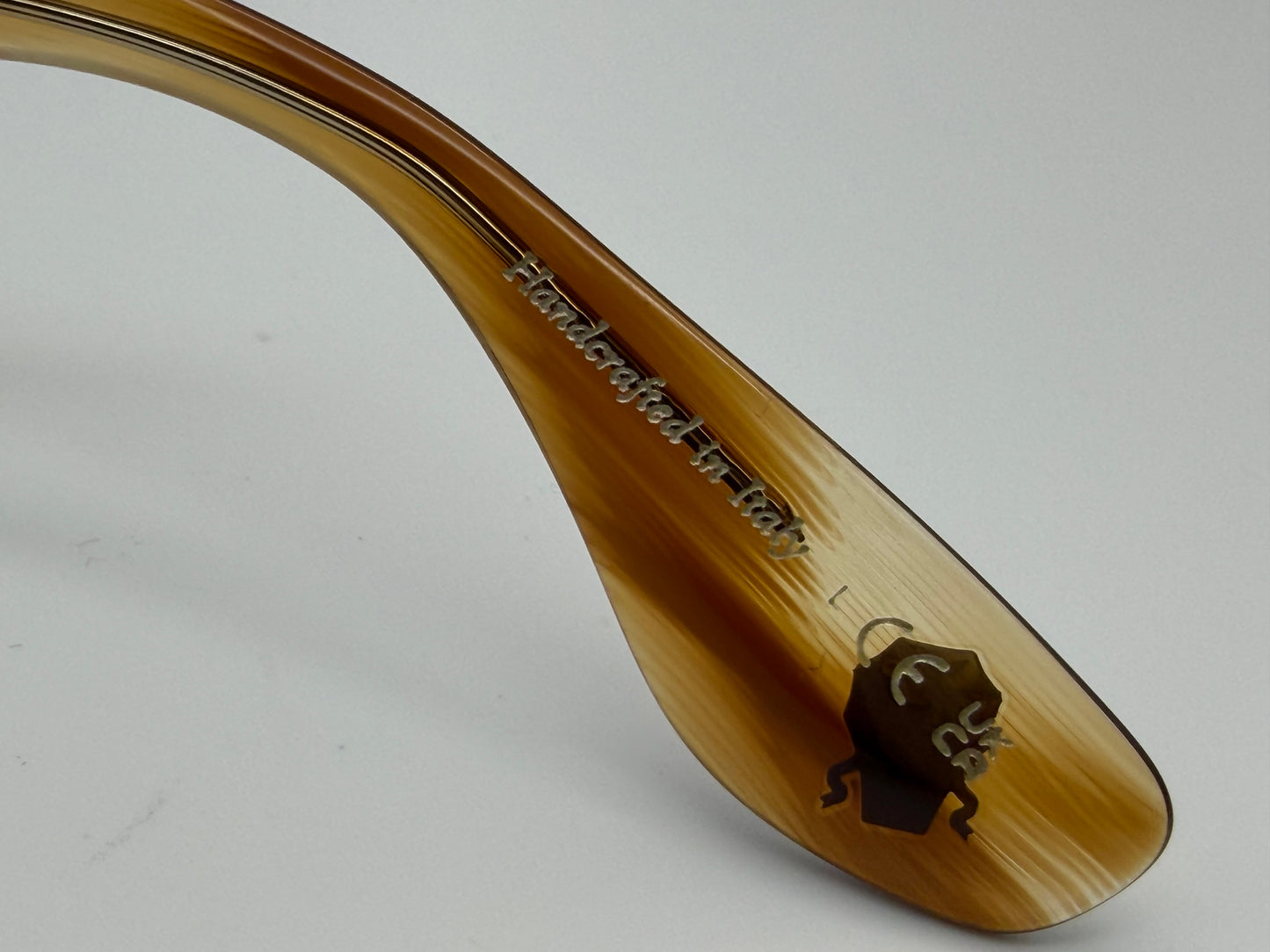 Oliver Peoples Mr. Brunello 50mm Honey VSB / Green CO V5497SU 167452 Italy Preowned