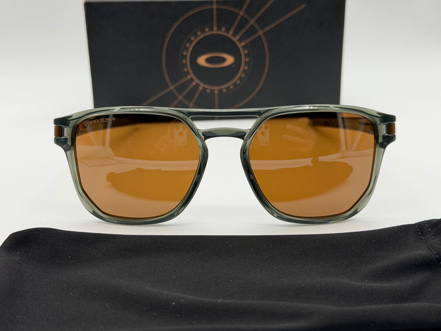 Oakley Latch Beta 54mm Prizm Tungsten Lenses / Olive Ink Frame NEW