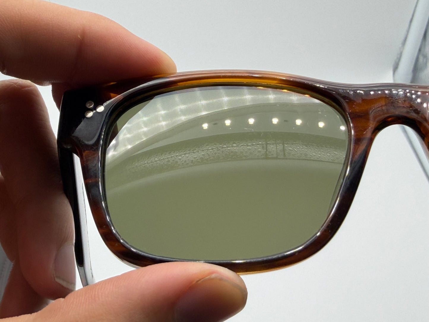 Oliver Peoples Birell Sun 52mm Tuscany Tortoise/ G-15 OV 5524 Itlay distressed