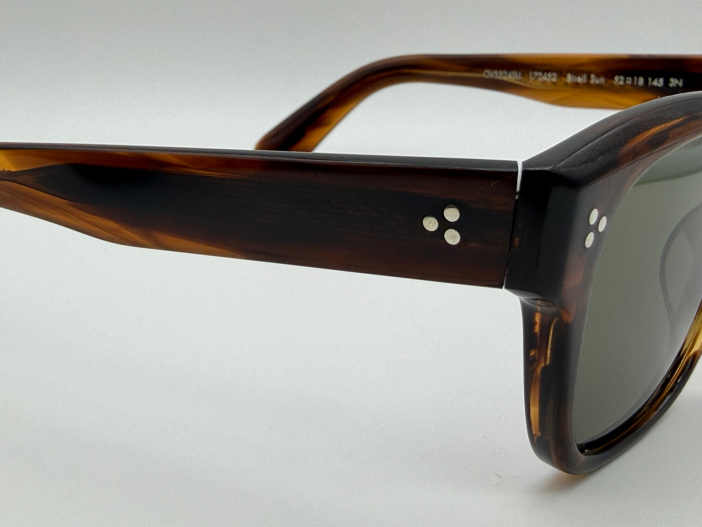 Oliver Peoples Birell Sun 52mm Tuscany Tortoise/ G-15 OV 5524 Itlay distressed