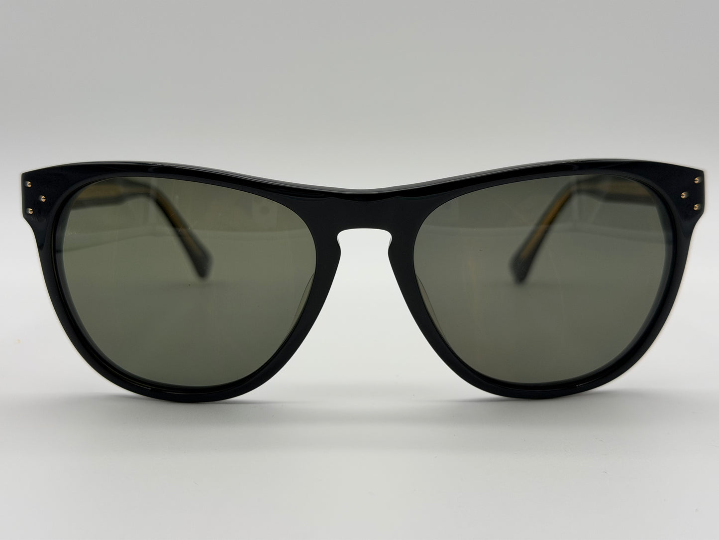 Oliver Peoples Daddy B. 58mm 1st Gen OV 5091S 4590 Black Gold / Green Japan Preowned