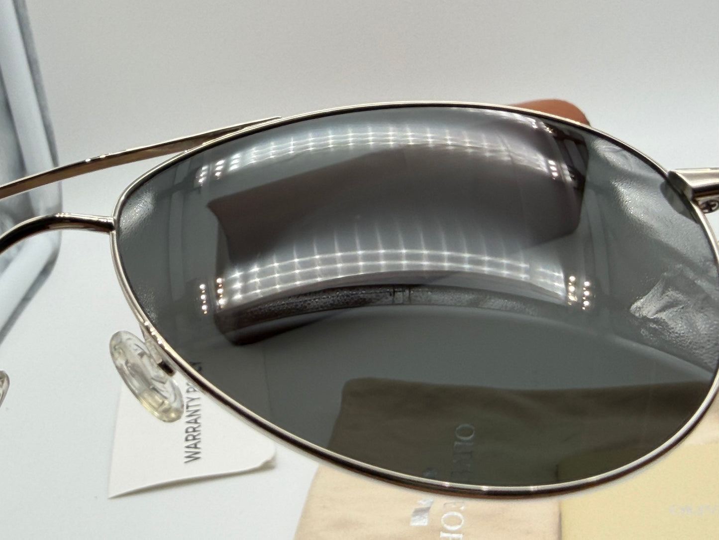 Oliver Peoples Benedict 59mm Silver / VFX Polarized Midnight Express OV1002-S 4132 Japan Preowned