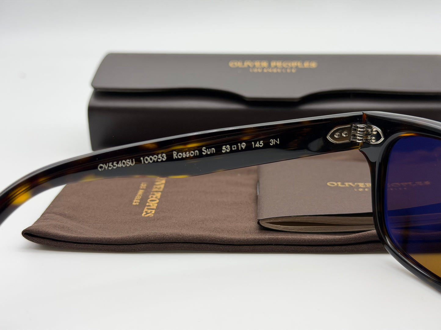 Oliver Peoples Rosson 53mm Sun True Brown Glass Lens / 362 OV 5540 SU Italy NEW