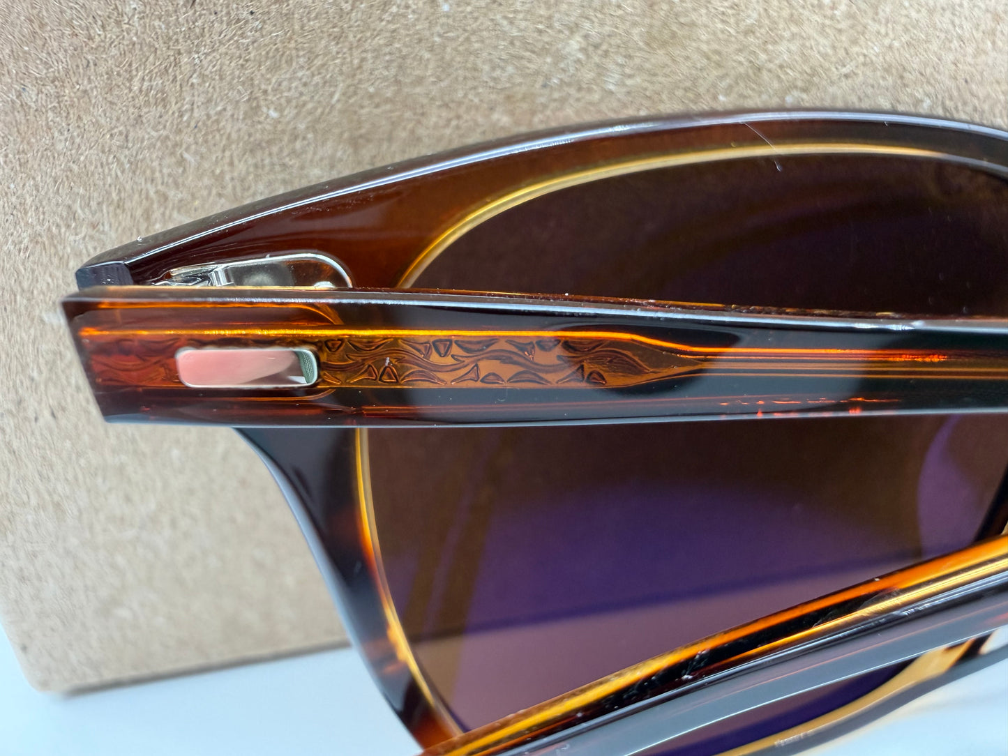 Oliver Peoples Laedin 52mm Morado Tortoise / Terra Polarized Crystal OV 5614 Japan NEW