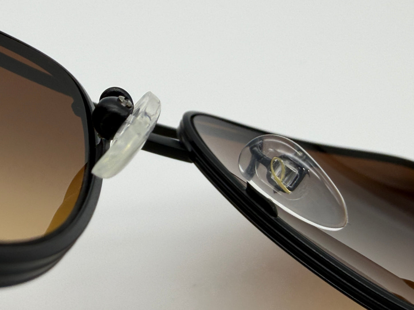 Paul Smith Foster 58mm Matte Black / Shiny Silver - Brown Gradient PSS 07958 Italy NEW