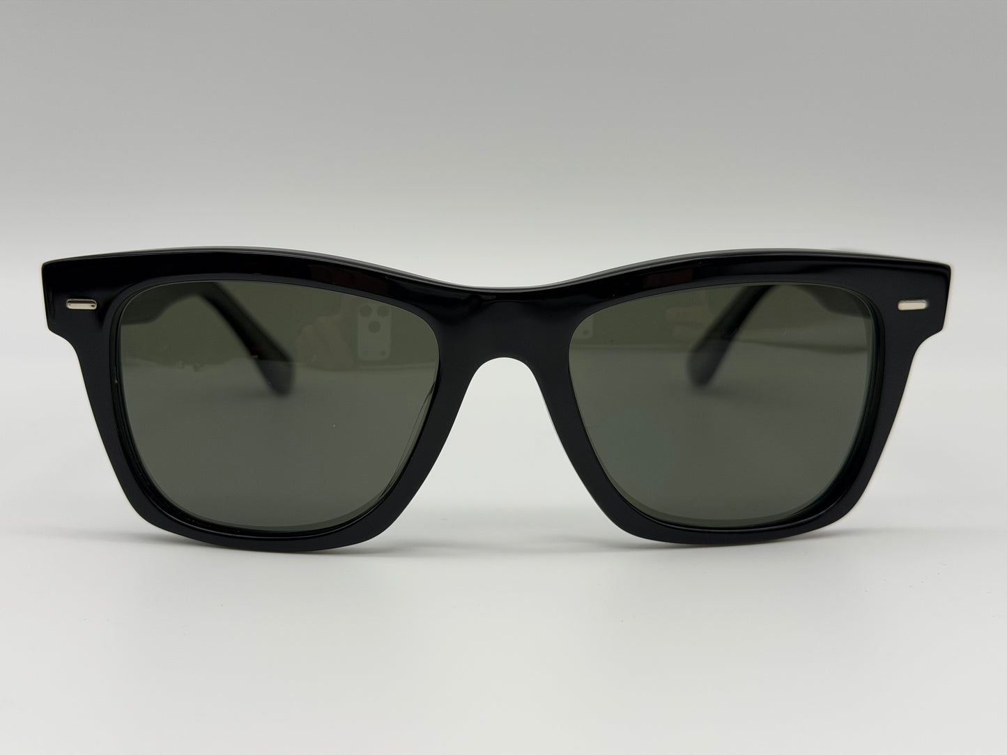 Oliver Peoples OLIVER SUN 54mm OV 5393SU Black/G-15 Polarized 1492/P Sunglasses Italy Preowned