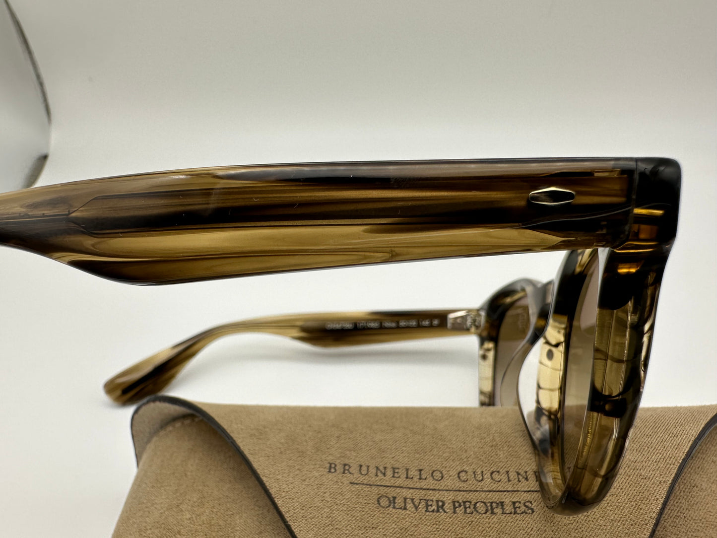 Oliver Peoples Nino 50mm OV 5473SU 171985 Olive Smoke/chrome Olive photochromic Sunglasses