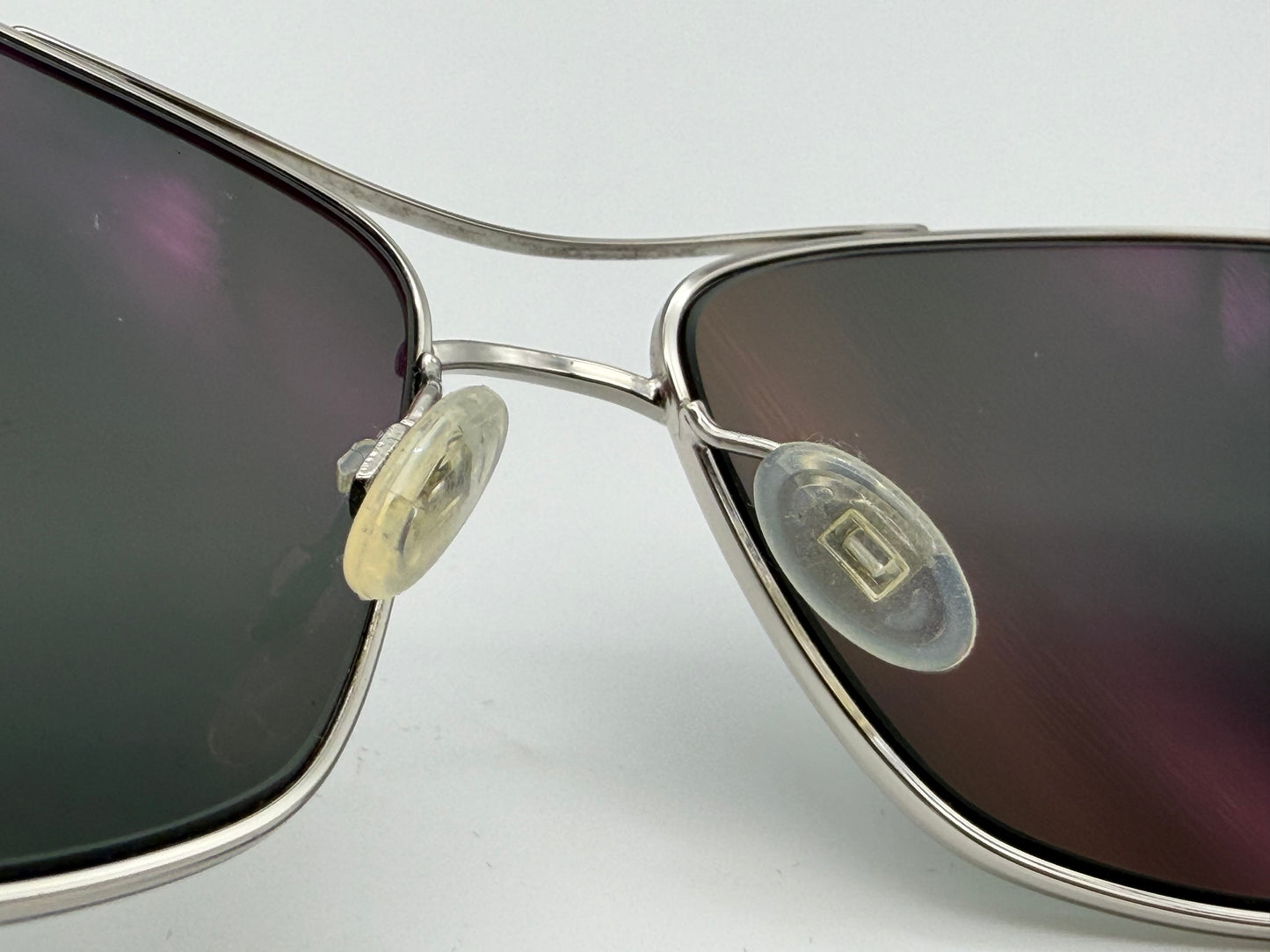Oliver Peoples Sanford 57mm OV 1130 5133 P2 Silver S Midnight Express VFX Polarized Japan Preowned
