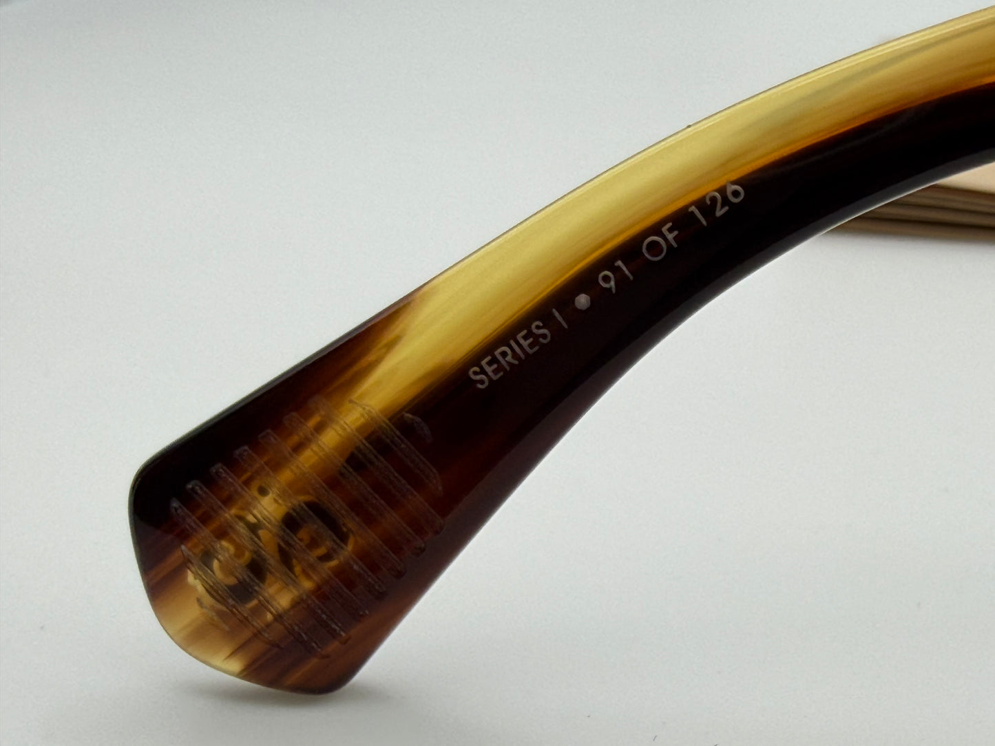 Mr. Leight Duke S 49mm Koa - Antique Gold Glass G 15 ml 2034 NEW