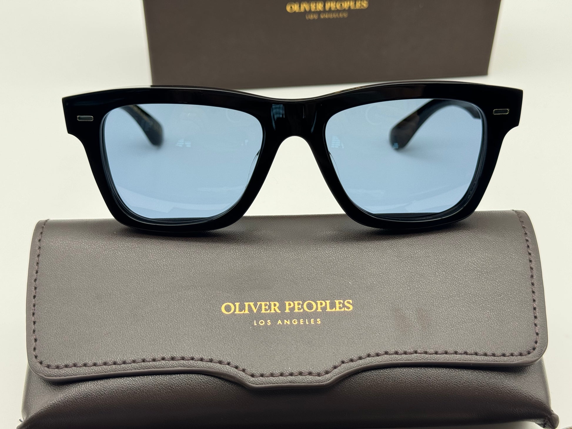 Oliver Peoples Oliver Sun F 52mm OV 5393 SF BLACK COBALTO Japan Oliver Peoples Oliver Sun F 52mm OV 5393 SF BLACK COBALTO Japan