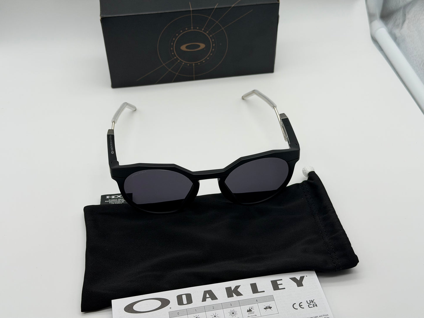 Oakley HSTN Metal 52mm Matte Black / Prizm Black 927901 OO 9279 NEW