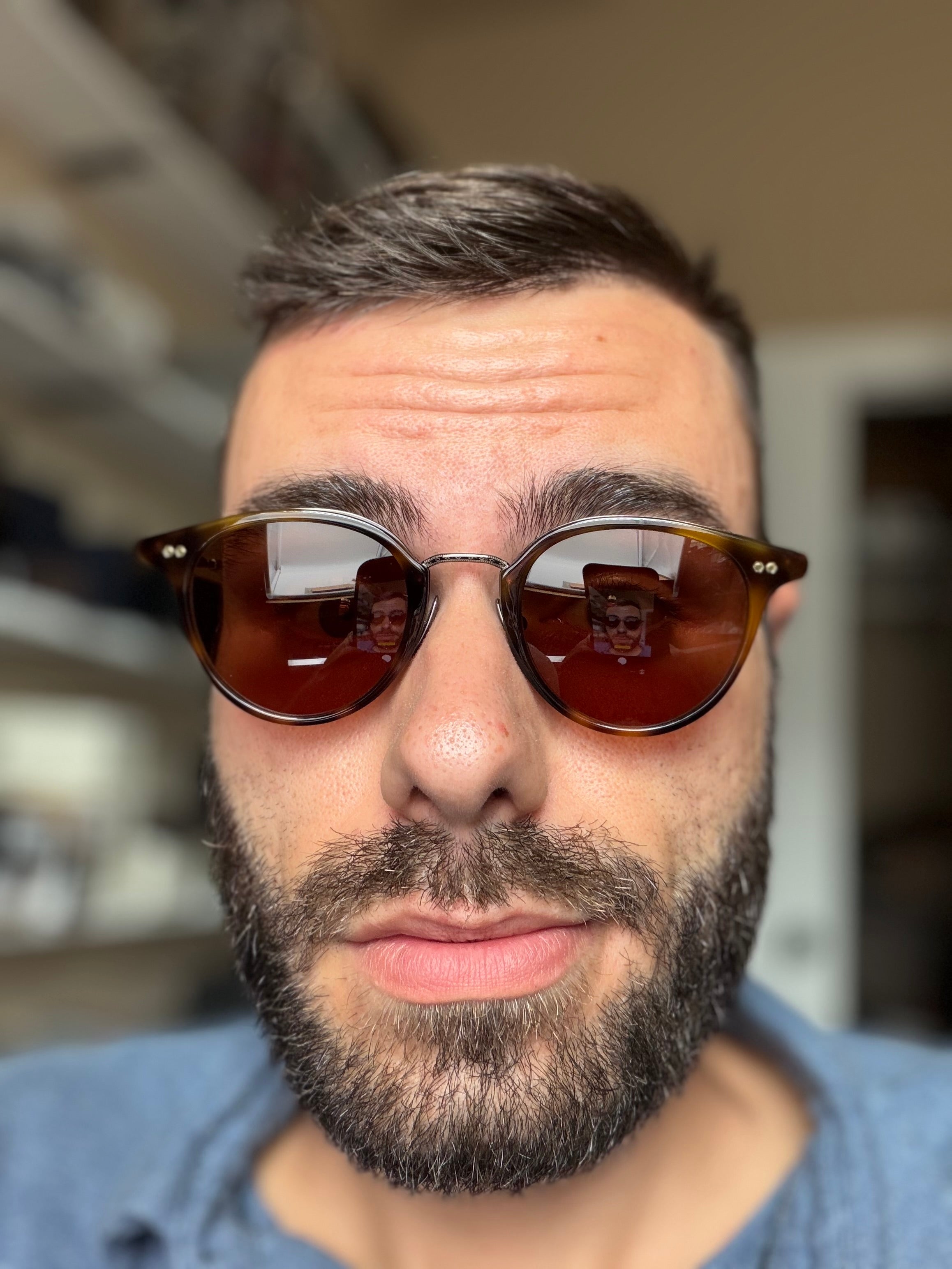 Mr. Leight Marmont Combo 46mm Yellowjacket Tortoise / Molasses