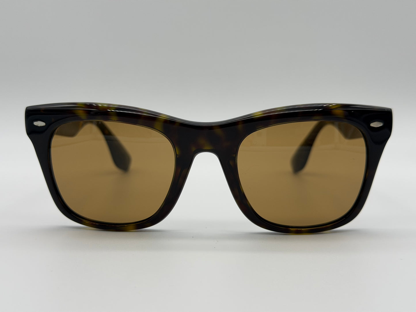 Oliver Peoples x Brunello Cucinelli Mr. Brunello 50mm OV 5497 SU Tortoise / Brown Glass 100953 Itlay Preowned