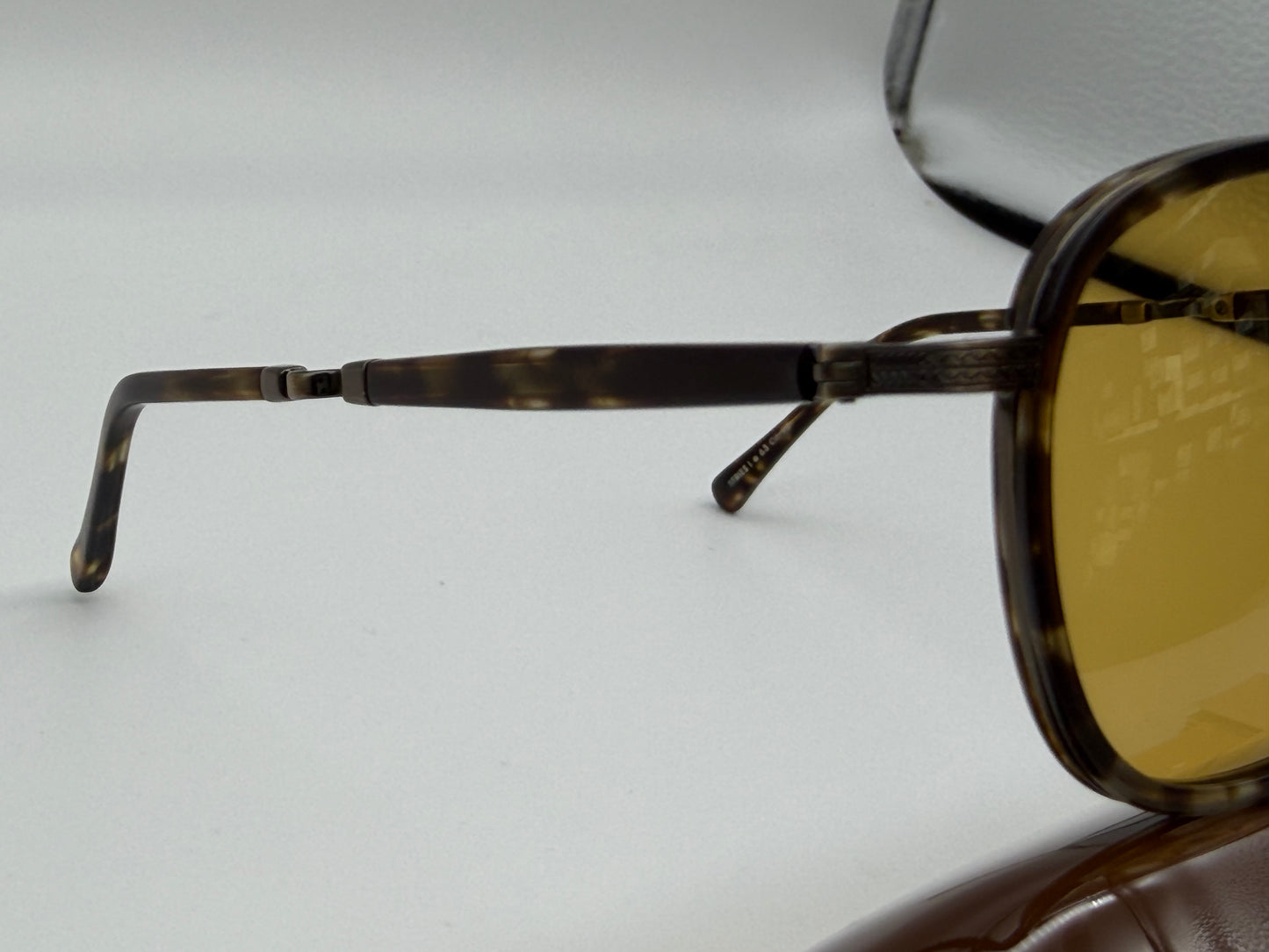 Mr. Leight Price S 49mm Matte Leopard Tortoise/Antique Gold with Pure Maple Lenses Japan NEW