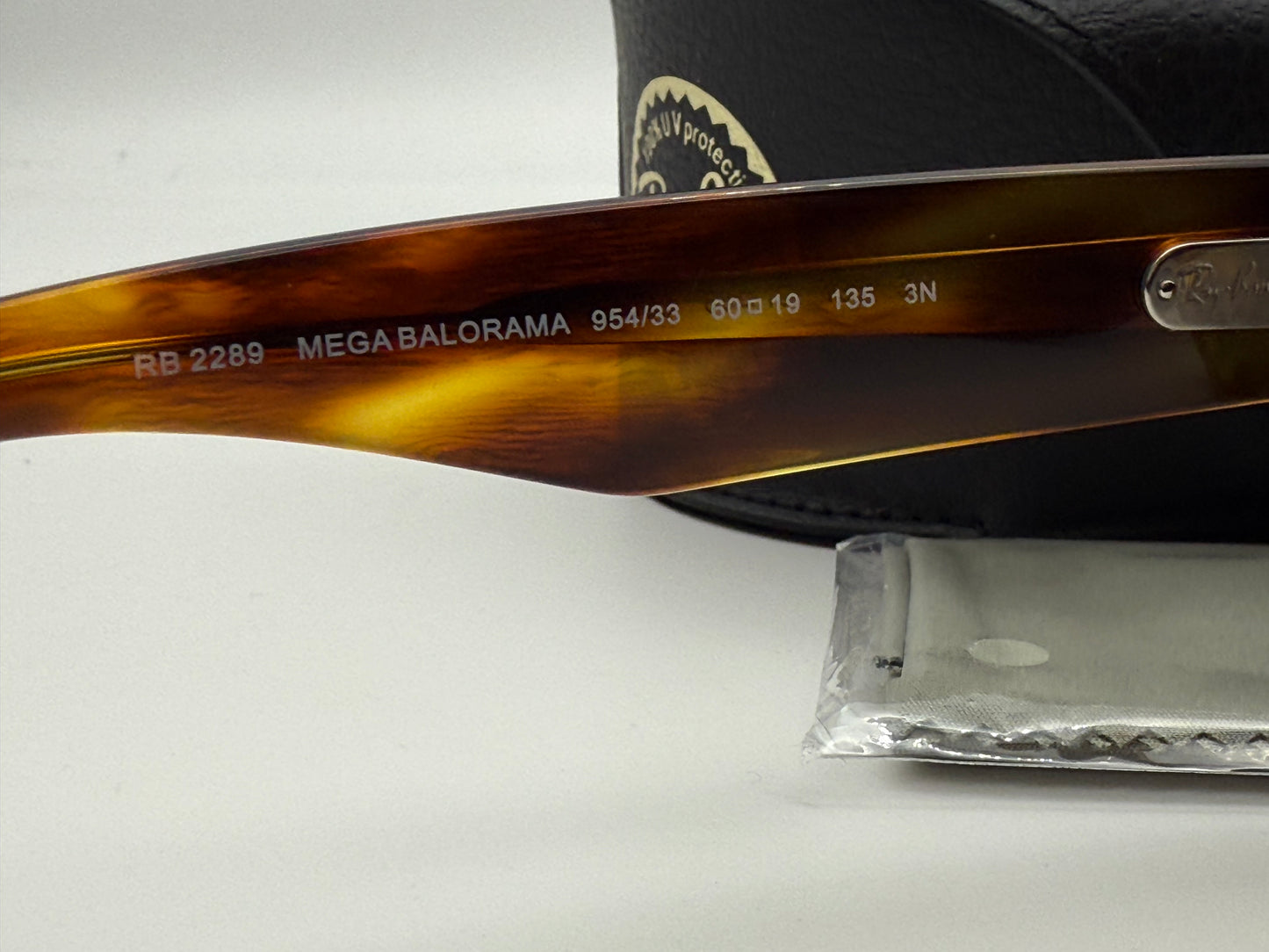 Ray-Ban Mega Balorama 60mm Stripped Havana / Brown B-15 954 / 33 NEW