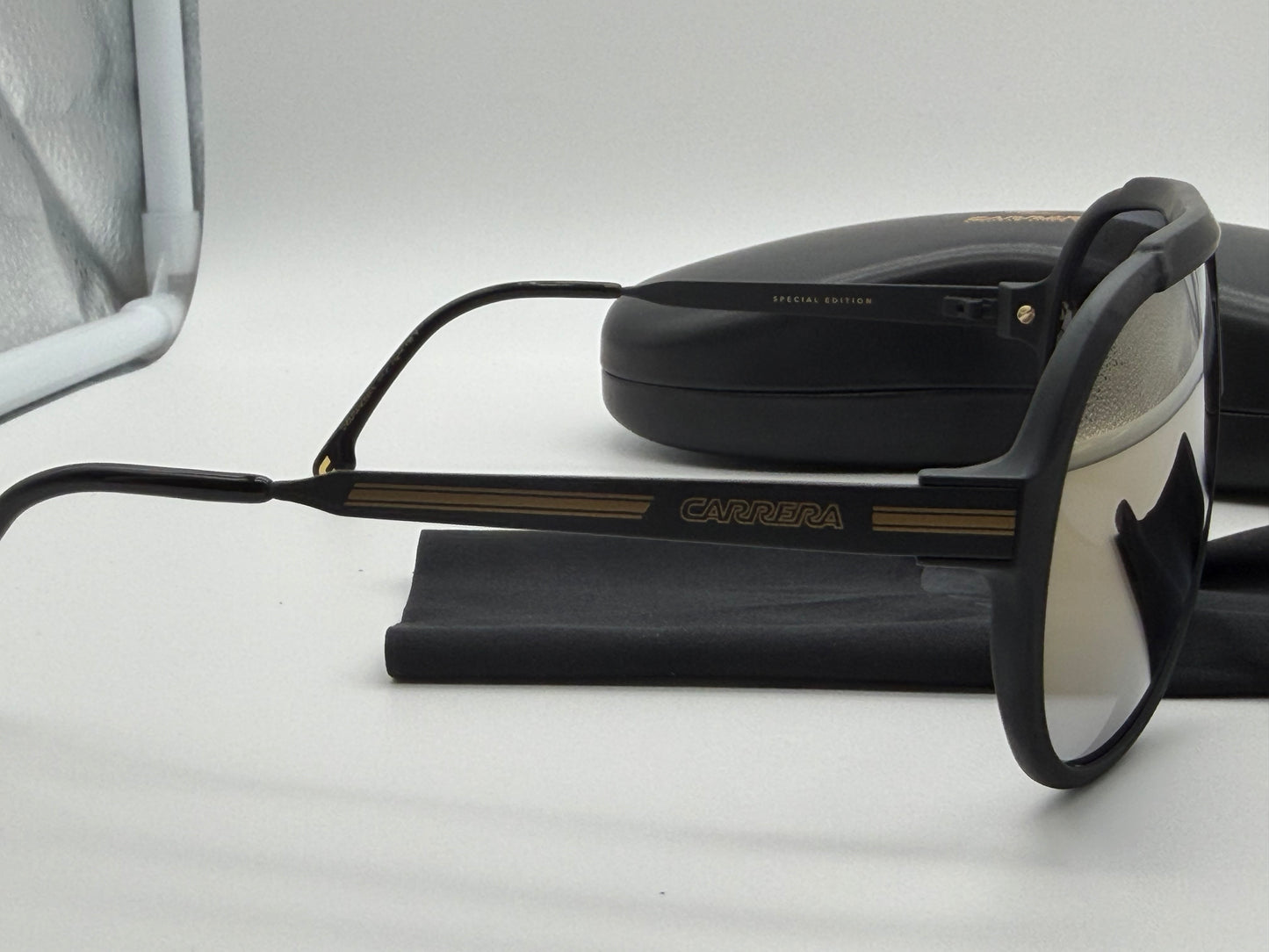 Carrera Endurance 64mm Gold Mirror / Gray Aviator Pilot Sunglasses NEW