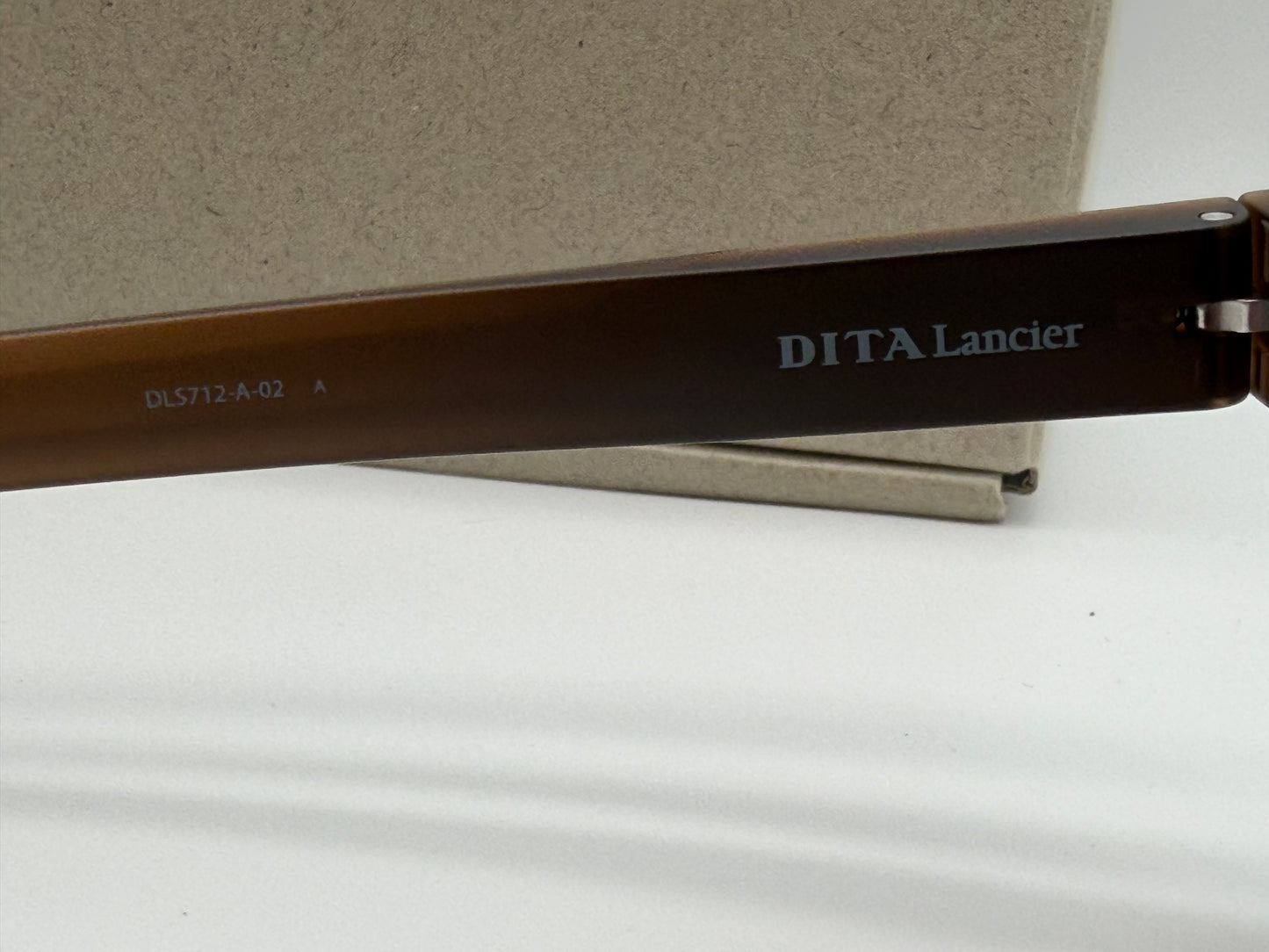 Dita Lancier 54mm LSA - 712 Gold Sand / Copperhead Brown  Land Lens - Brown Polarized Japan NEW