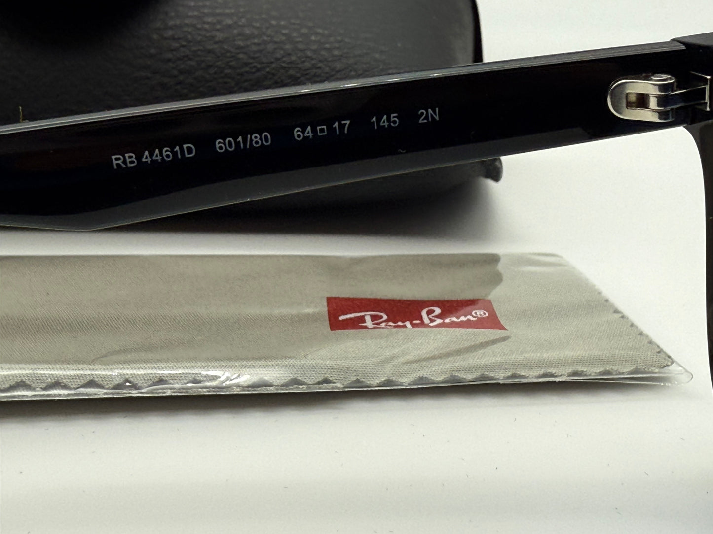 Ray-Ban RB 4461 D 64mm 601 / 80 Black / Blue NEW