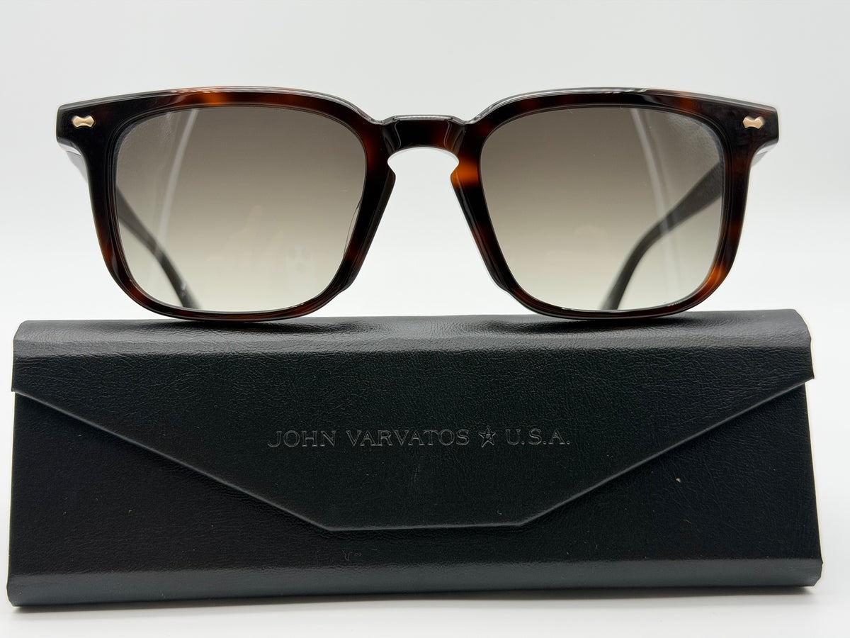 John Varvatos Bronson 53mm SJV 577 Havana / Brown Gradient Japan NEW
